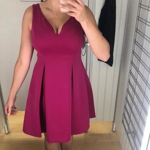 DKNY Pleated Pink Dress